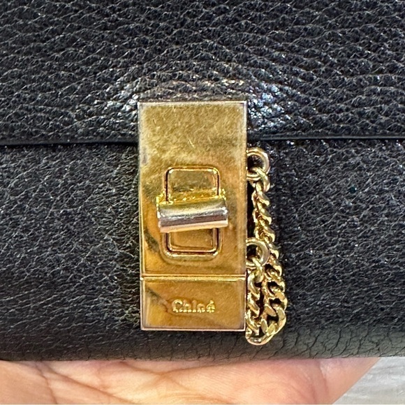 CHLOE portefeuille lambskin leather zip wallet - Picture 2 of 16